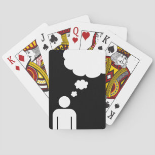Baraja De Cartas burbuja de pensamiento