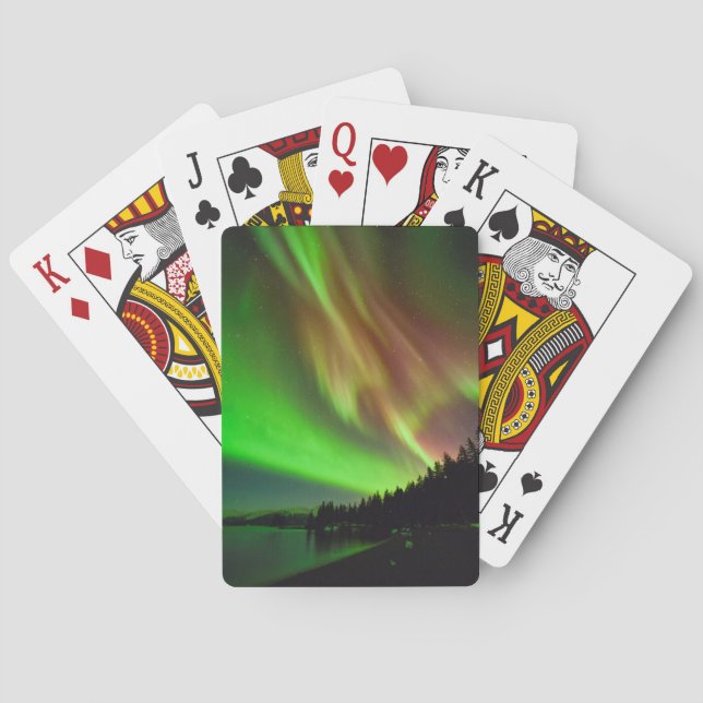 Baraja De Cartas Burgundy Aurora (Reverso)