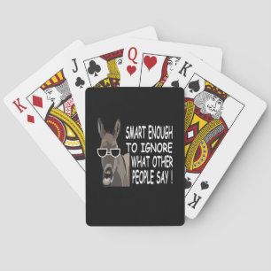 Baraja De Cartas Burro Inteligente Genial