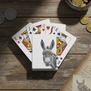 Baraja De Cartas Burro Mirón Adorable