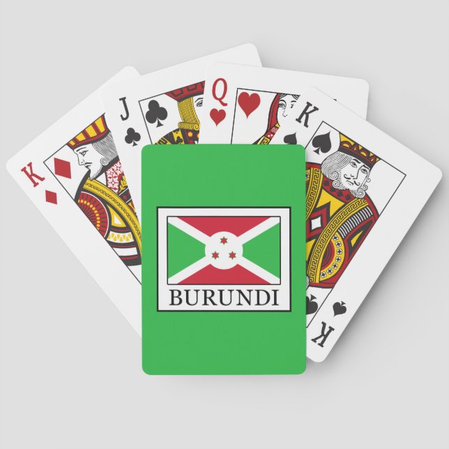Baraja De Cartas Burundi (Reverso)