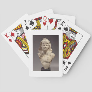 Baraja De Cartas Busto de un emperador romano como faraón (mármol)