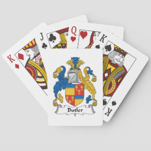 Baraja De Cartas Butler Family Crest
