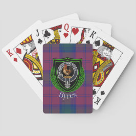 Baraja De Cartas Byres Scottish Clan Tartan & Crest