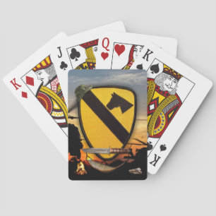 Baraja De Cartas caballería de aire del capó de caballería