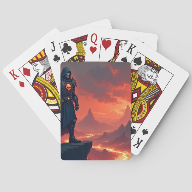 Baraja De Cartas Caballero Oscuro de la Llama (Reverso)