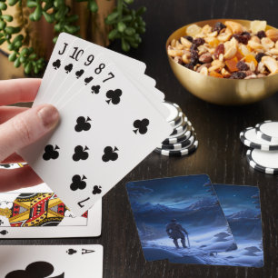 Baraja De Cartas Caballero Pensivo de la Tierra de las Maravillas d