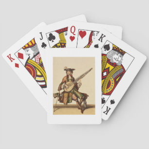 Baraja De Cartas Caballero que juega la angélica, placa de moda,