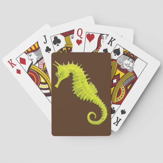 Baraja De Cartas Caballito de mar (Reverso)