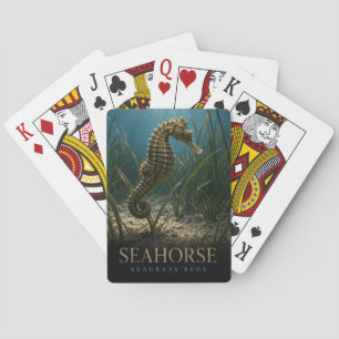 Baraja De Cartas Caballito de mar camas de hierba marina Vida silve