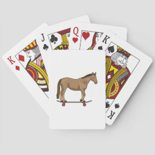 Baraja De Cartas Caballo con patineta