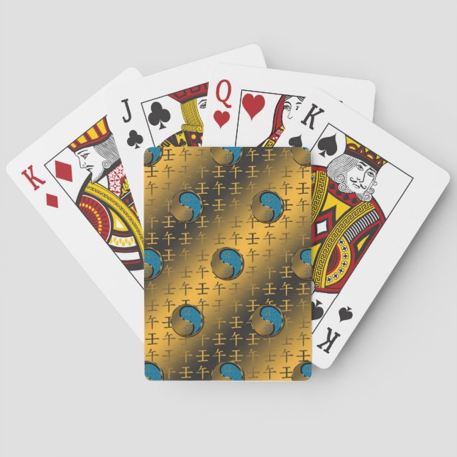 Baraja De Cartas Caballo de Agua (Reverso)