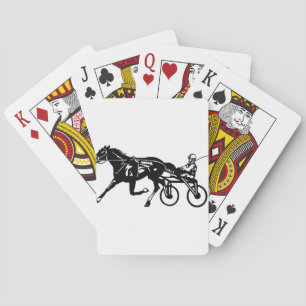 Baraja De Cartas Caballo de Carreras de arnés