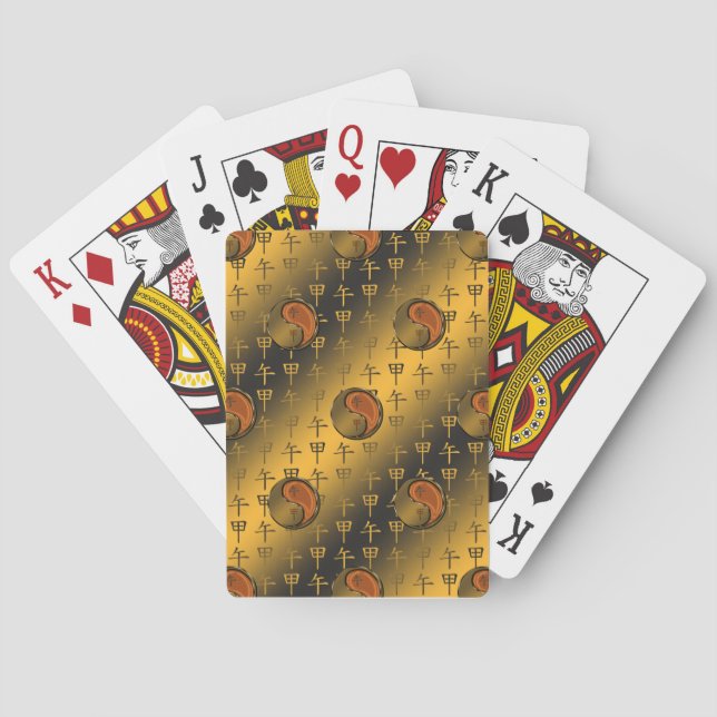 Baraja De Cartas Caballo de Madera (Reverso)
