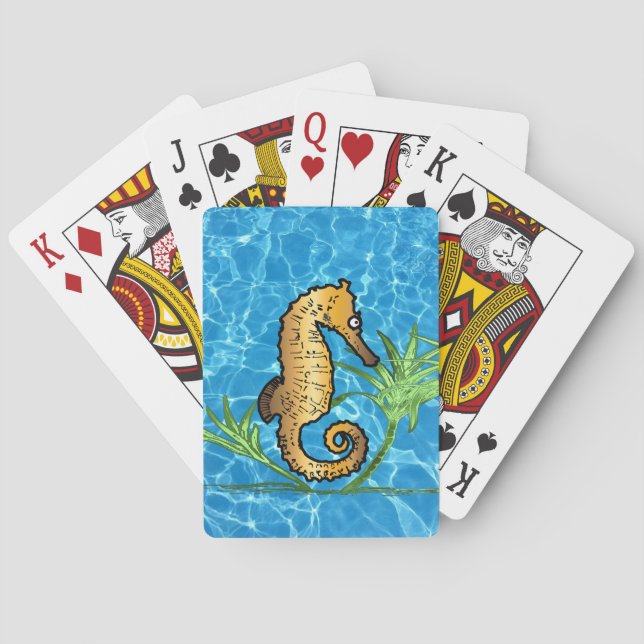 Baraja De Cartas Caballo de mar (Reverso)
