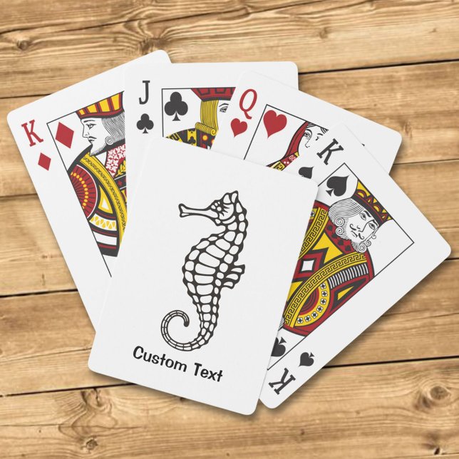 Baraja De Cartas Caballo de mar negro (Subido por el creador)