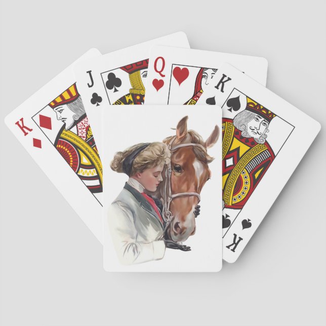 Baraja De Cartas Caballo favorito (Reverso)