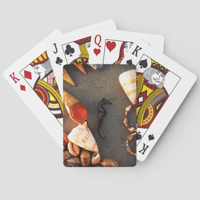 Baraja De Cartas Caballo marino (Reverso)