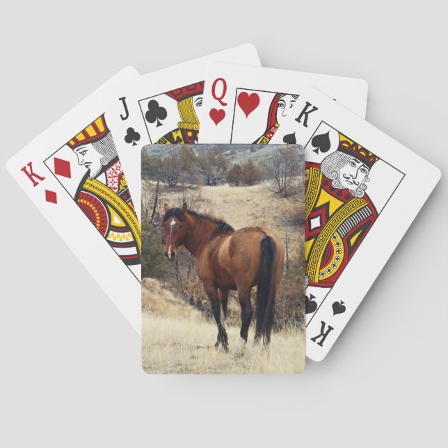 Baraja De Cartas Caballo salvaje (Reverso)