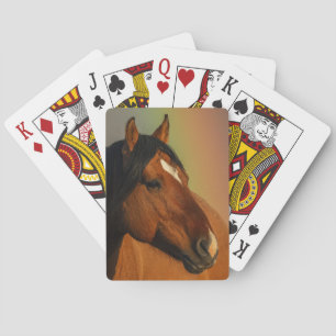 Baraja De Cartas Caballo salvaje, luz dorada y arcoíris