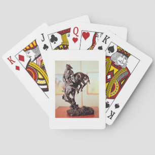 Baraja De Cartas Caballo-Tipo (bronce)