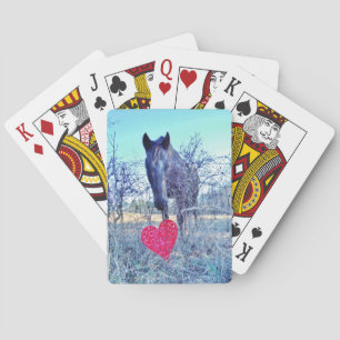 Baraja De Cartas Caballo y corazón