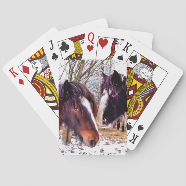 Baraja De Cartas Caballos (Reverso)