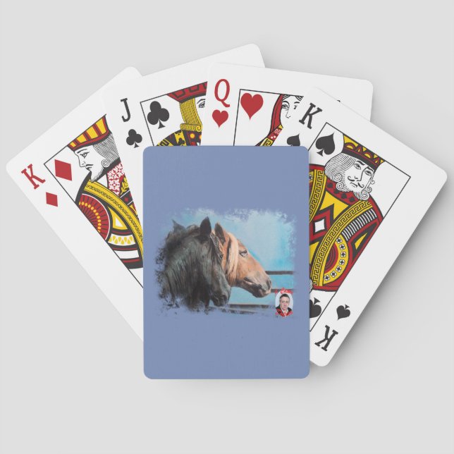 Baraja De Cartas Caballos/Caballos/Caballos/Caballos (Reverso)