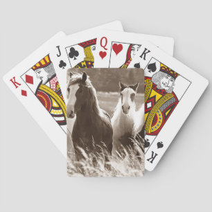 Baraja De Cartas CABALLOS DE Carreras EN TARJETAS DE JUEGO DE CAMPO