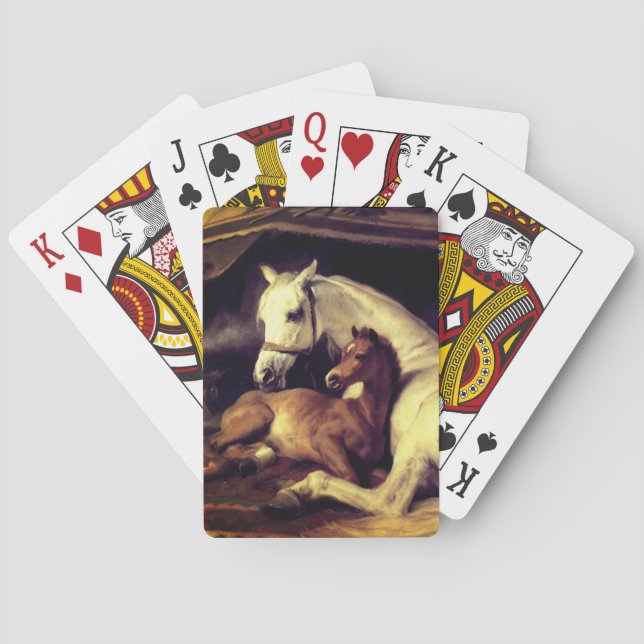 Baraja De Cartas Caballos Landseer (Reverso)