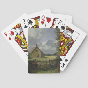 Baraja De Cartas Cabaña en un campo de maíz, 1833