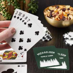 Baraja De Cartas Cabaña familiar