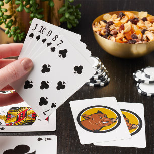 Baraja De Cartas Cabeza de Jabalí