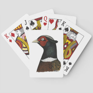 Baraja De Cartas Cabeza de Pheasant Ringneck