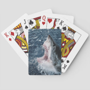 Baraja De Cartas Cabeza de tiburón blanco