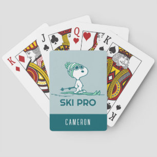 Baraja De Cartas Cacahuetes Snoopy en las tarjetas de reproducció