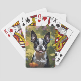 Baraja De Cartas Cachorro de Boston Terrier