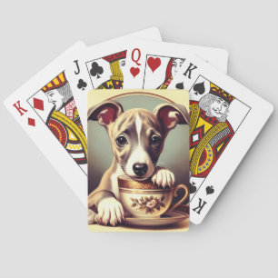 Baraja De Cartas Cachorro de Whippet