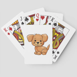 Baraja De Cartas Cachorros de cachorro lindo, gracioso y inteligent