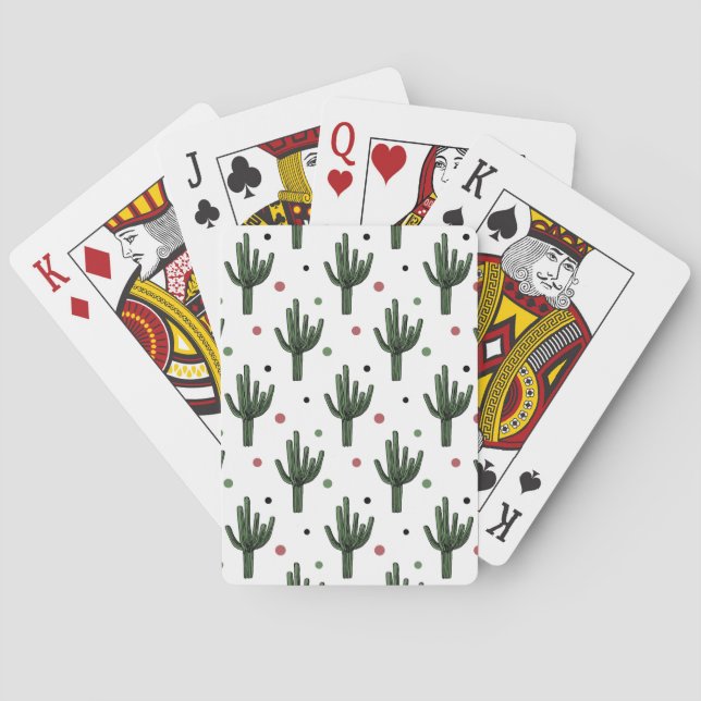 Baraja De Cartas Cactus (Reverso)