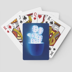 Baraja De Cartas Cactus azules