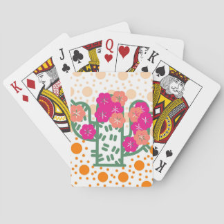 Baraja De Cartas Cactus de primavera
