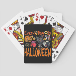 Baraja De Cartas Cada día es Halloween