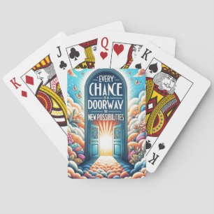 Baraja De Cartas Cada oportunidad es una puerta a las oportunidades