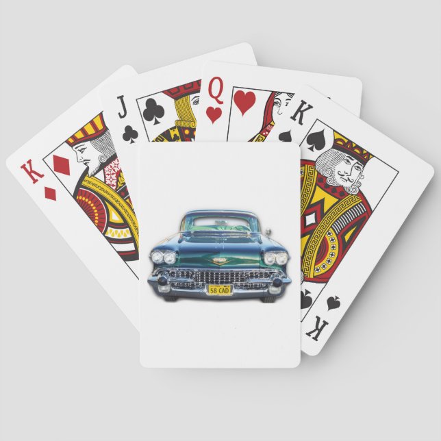 Baraja De Cartas Cadillac 1958 (Reverso)