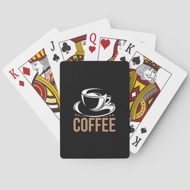 Baraja De Cartas Café Art Coffee (Reverso)