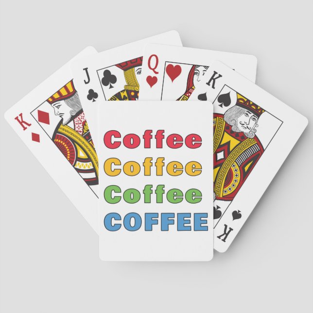 Baraja De Cartas Café café Café (Reverso)
