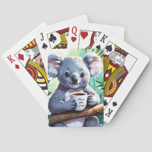 Baraja De Cartas Café Cozy Jungle Koala