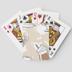 Baraja De Cartas Café, modelo dulce