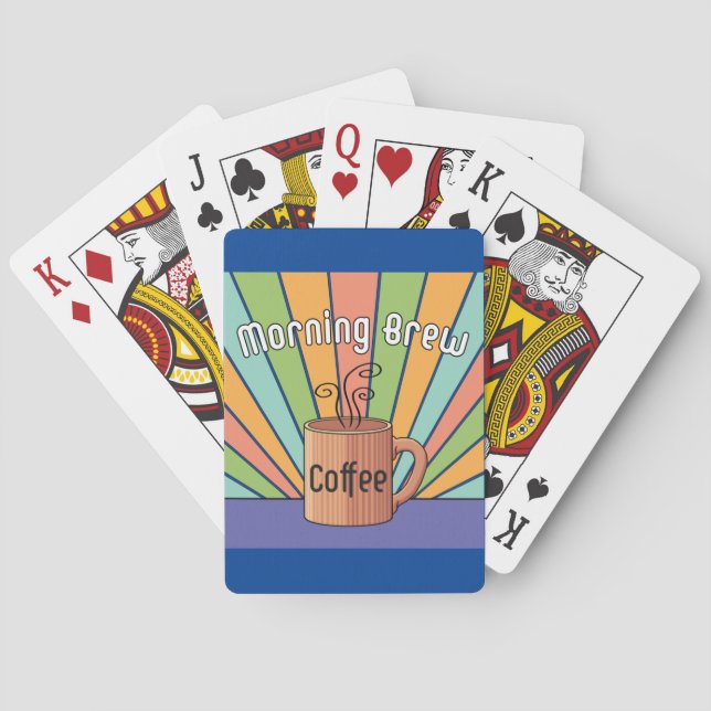 Baraja De Cartas Café Morning Brew (Reverso)